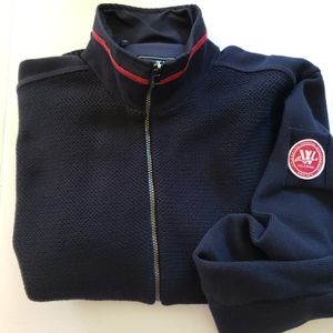 Holebrook Sweden Gregor 100% Cotton Full Zip Sweat Jacket Men’s Large new no tag